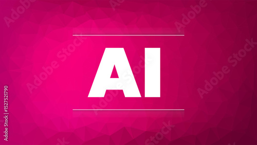 Artificial intelligence. Generative model. Smart digital technology. AI vector for science, future, robot, automatization, programming, presentation, design, business