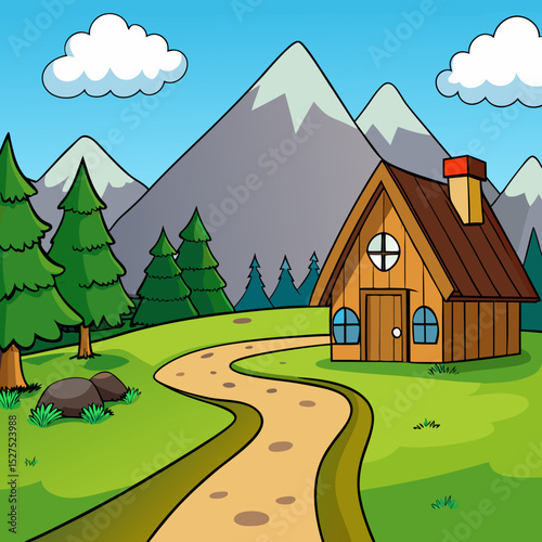 landscape with house