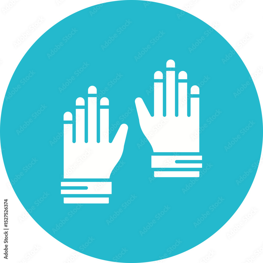 Obraz premium Space Gloves Icon