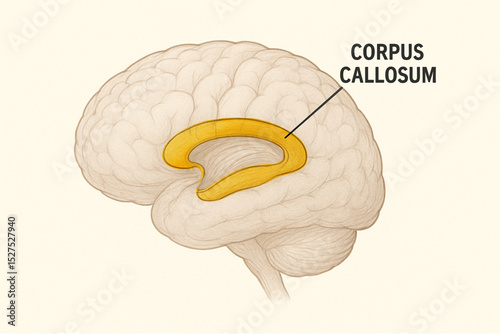 corpus callosum human brain anatomy
