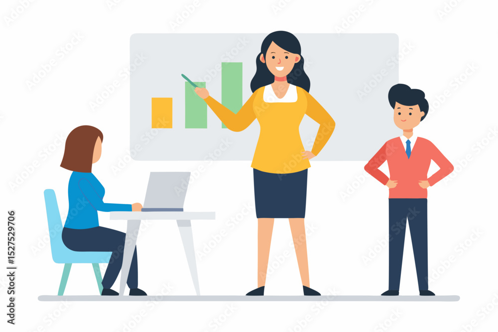 Fototapeta premium business people in office