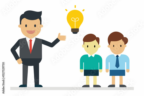 businessman with idea