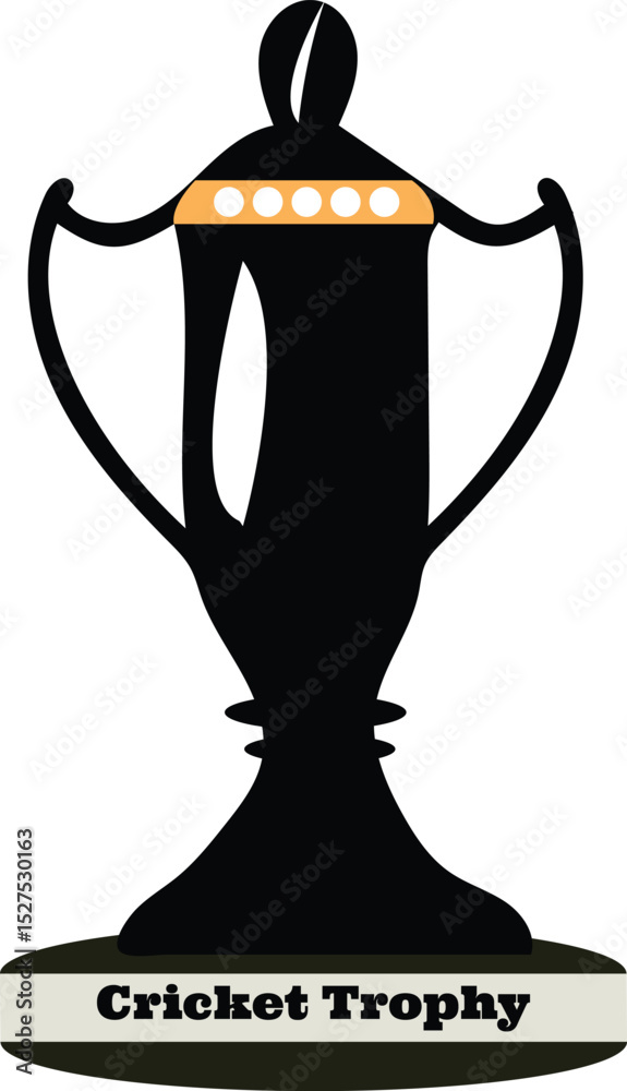 Obraz premium cricket trophy design 