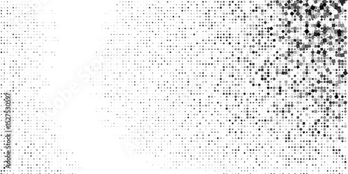 Modern dotted halftone gradient texture. Vanishing polka dot background. Repeating dots gradation design modern