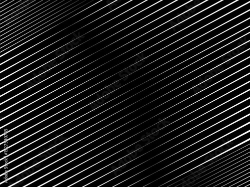 Abstract art geometric background with shiny abstract 3d black and white stripes pattern. Black and white optical illusion with waves and transitions.	
