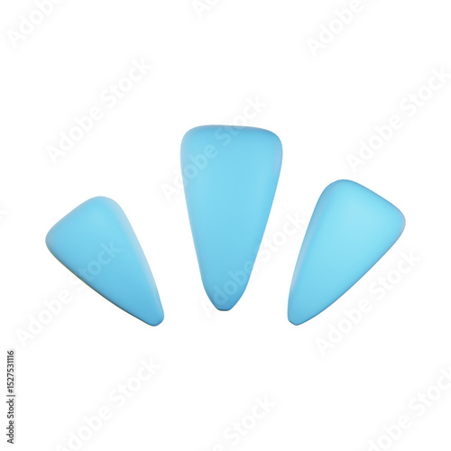 Vector glossy button set for dental care health symbols