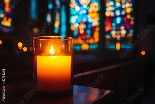 candles in church