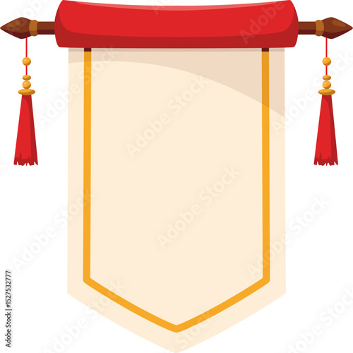 Traditional Chinese Scroll Illustration