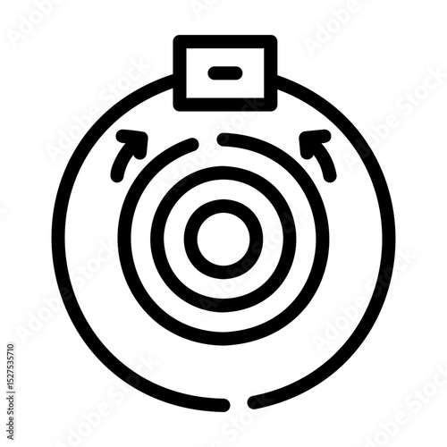 negative Line Icon