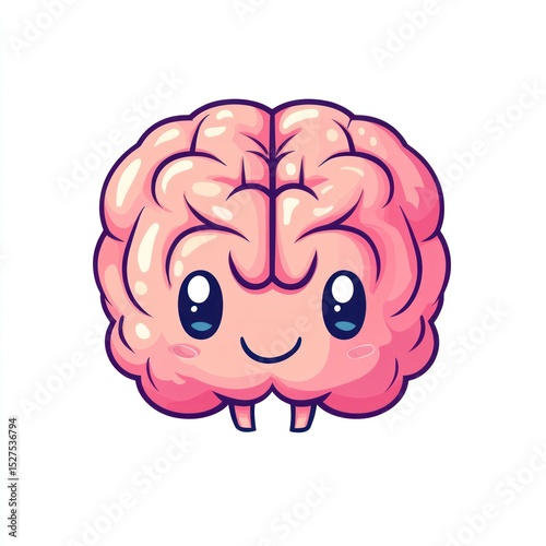 Cute cartoon brain (1)