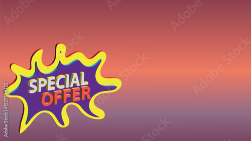 Vibrant Special Offer graphic design