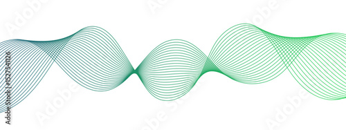 Abstract background with striped ribbons vector background with lines. wave shape is clearly visible and has smooth curves to represent different sounds. Modern technology background, wave design.