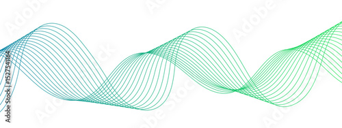 Abstract background with striped ribbons vector background with lines. wave shape is clearly visible and has smooth curves to represent different sounds. Modern technology background, wave design.