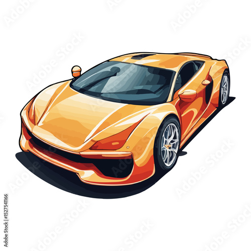supercar vector illustration ai generated