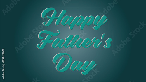 Happy Father's Day greeting card design