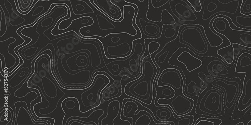 Abstract contour lines create a unique pattern on a dark background