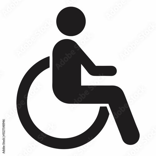 disabled person sign