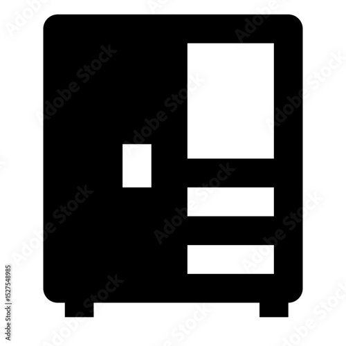furniture solid icon set
