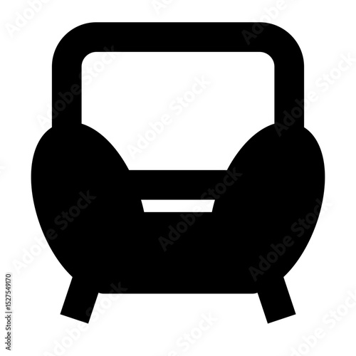 furniture solid icon set
