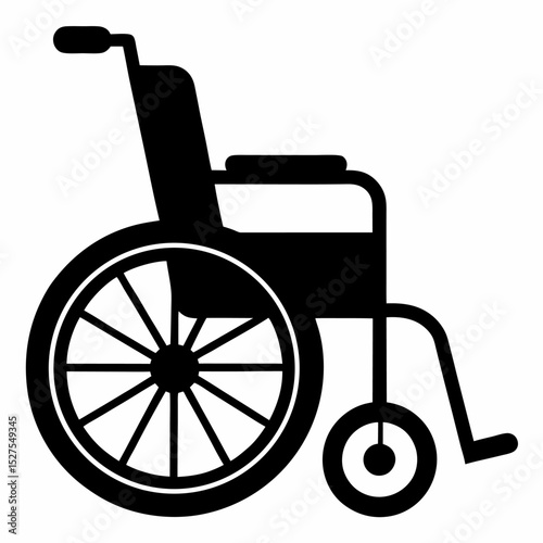 wheelchair vector illustration