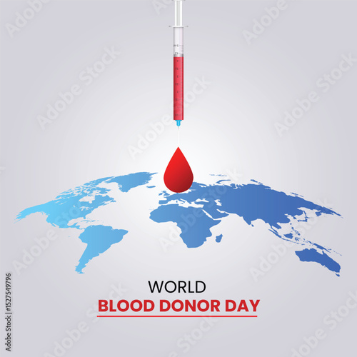 World Blood Donor Day. Safe blood saves lives. Regular blood donation by a sufficient number of healthy people is needed to ensure that blood will always be available whenever.