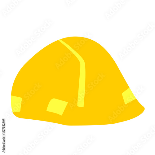 Construction helmet illustration
