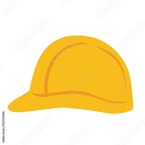Construction helmet illustration