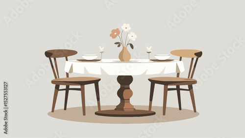 Cozy Dining Setup for Two