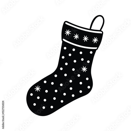 Christmas Stocking Vector Illustration