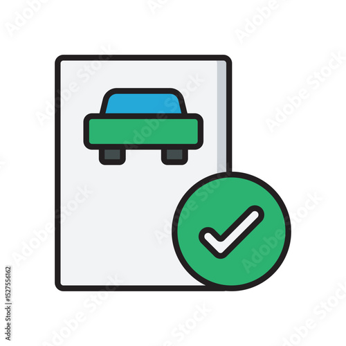 Driving School Illustration