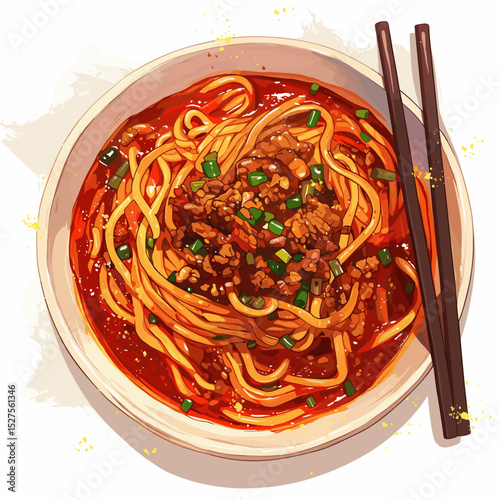 Dan Dan Noodles with Fiery Chili Oil and Pork
