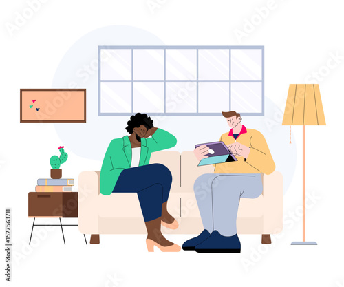 Officemates discussing in break room