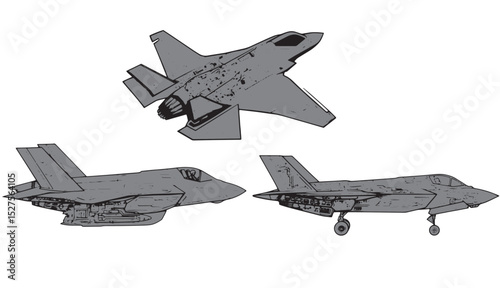 military jet fighter f35