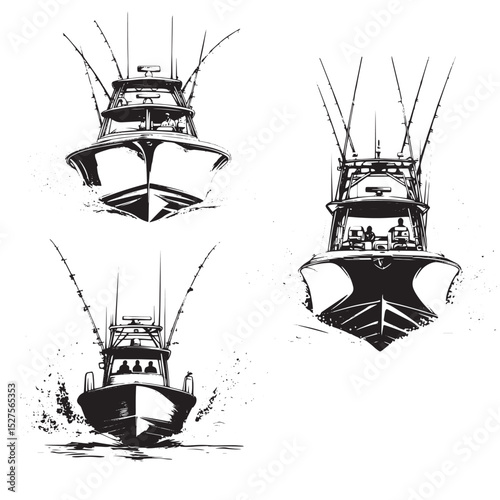 vector illustration of a pirate ship