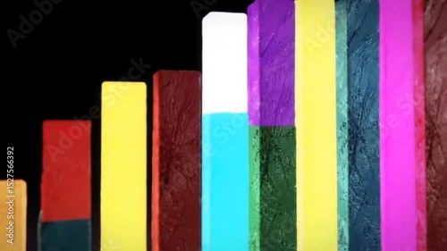 Vibrant Color Blocks Abstract Art A Modern Colorful Composition