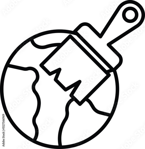 Icon Mother Earth Day Vector Design
