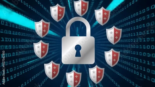 Digital Security Multi-Layered Protection and Data Encryption