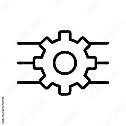 settings gear control panel icon