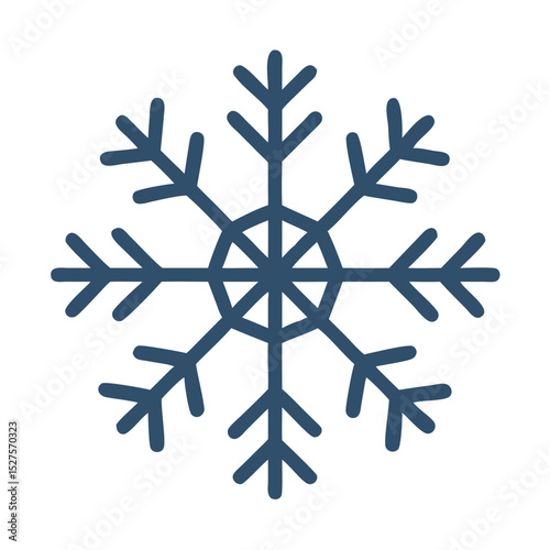 snowflake cold winter icon