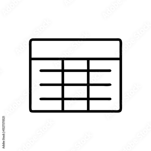 spreadsheet table grid icon