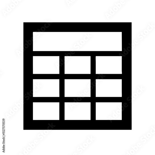 spreadsheet table grid icon