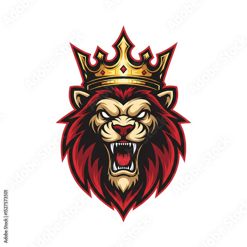 lion head vector illustration