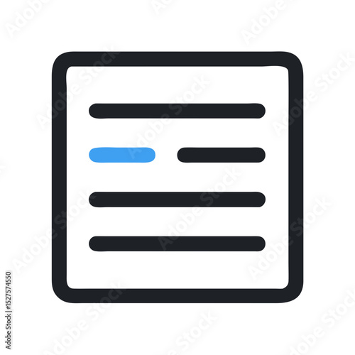 text area multi line field icon