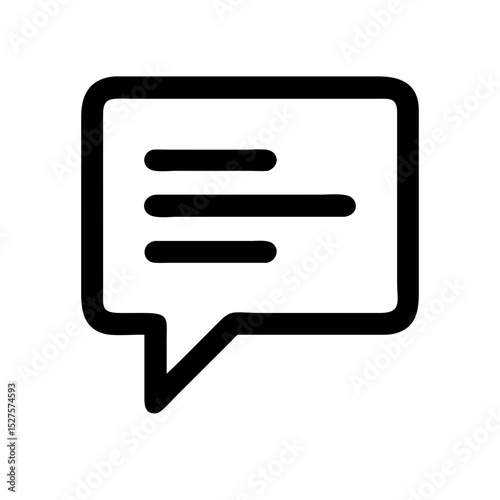 speech bubble dialogue text icon