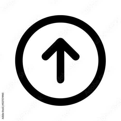 upward pointing navigation arrow icon