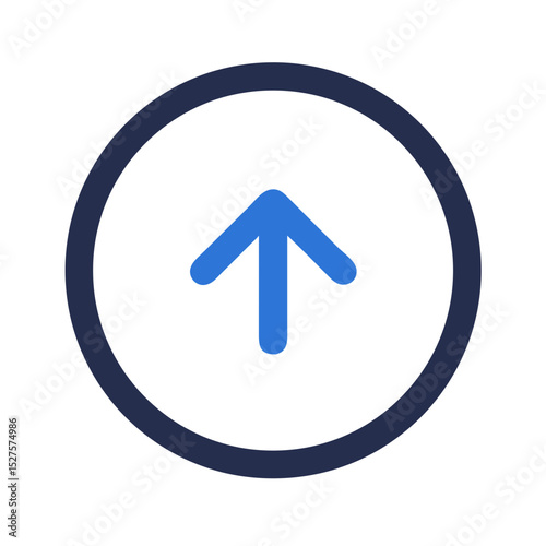upward pointing navigation arrow icon