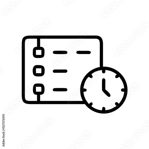 clock time tracker icon