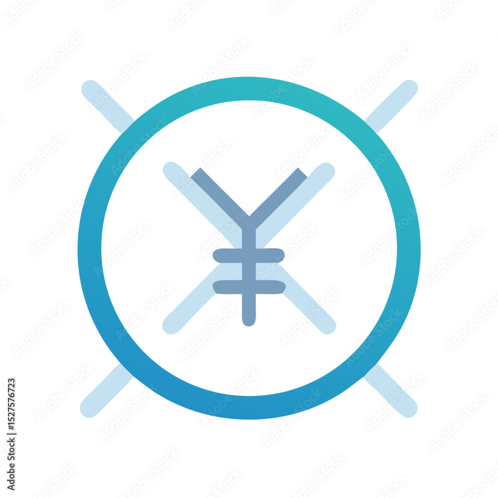Obraz premium yen asian currency icon