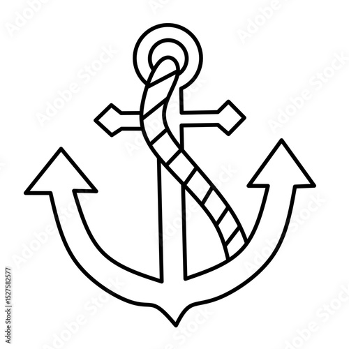 Pirate line vector