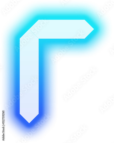 Neon Digital Alphabet Lowercase